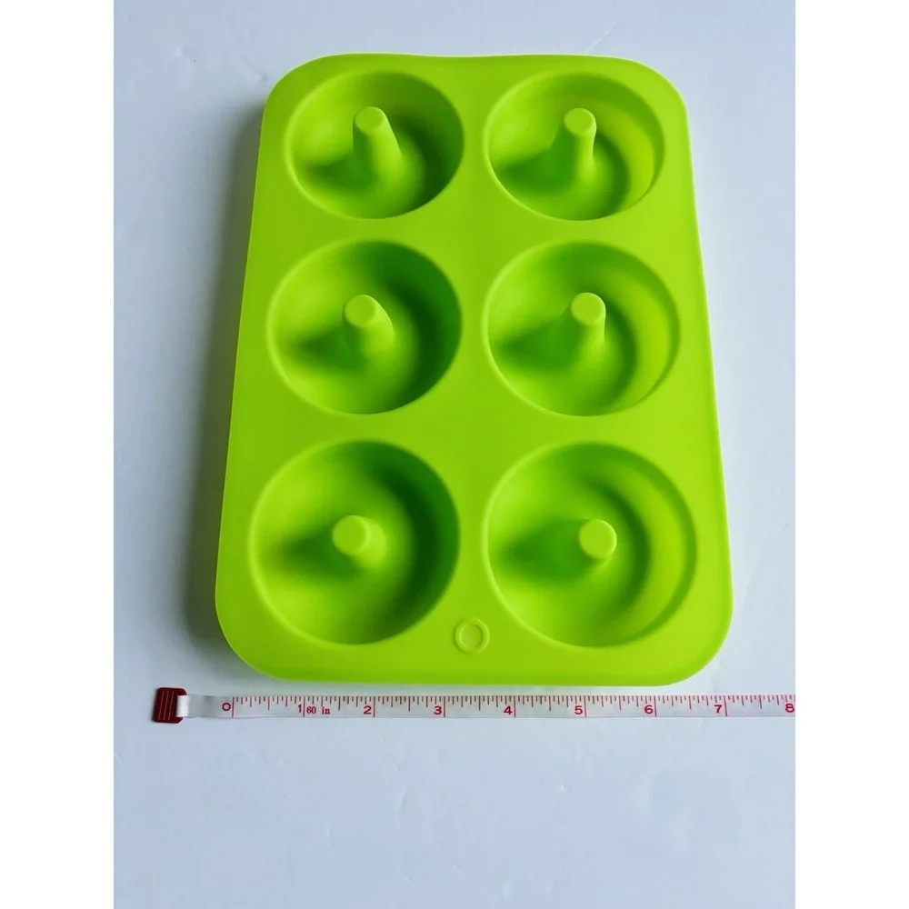 2‎ Pcs Donut Mold Baking Pan - Non Stick for Donuts Bagels - Silicone
